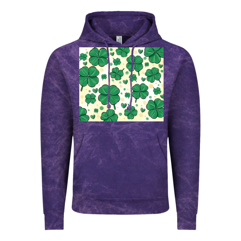 St Patrick Clover Vintage Hoodie by MaliasSmallBusiness | Teevron