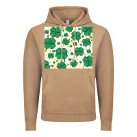 Vintage Coffee st patrick clover Vintage Hoodie - MaliasSmallBusiness
