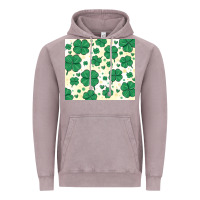 Vintage Zinc st patrick clover Vintage Hoodie - MaliasSmallBusiness