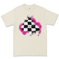 Bone race flag glitter patch Premium Tee - AdoDesignShop