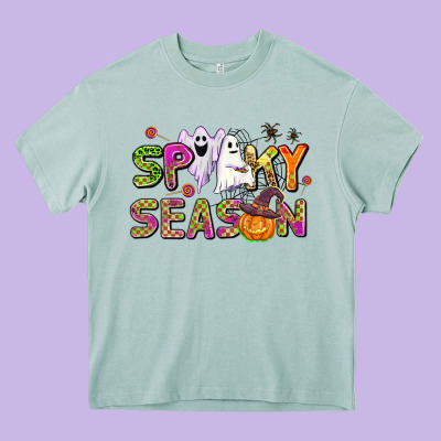 Spooky Season Heavy Core Tee Designed By Adodesignshop