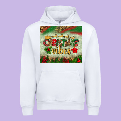 Christmas Vibes Tumbler Urban Hoodie Designed By Bundleandbundleshop