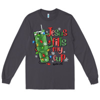 Smoke jesus fills my cup psalm 25 5 Long Sleeve Tee - MaliasSmallBusiness