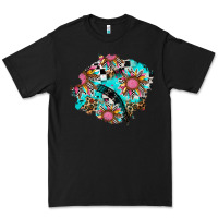 Black race sunflower patches Premium Tee - AdoDesignShop