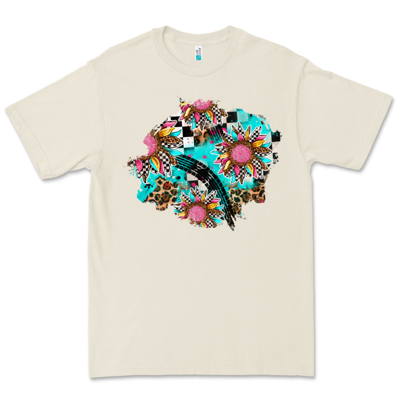 Race Sunflower Patches Premium Tee by AdoDesignShop | Teevron