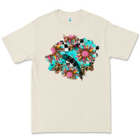 Bone race sunflower patches Premium Tee - AdoDesignShop