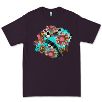 Plum race sunflower patches Premium Tee - AdoDesignShop