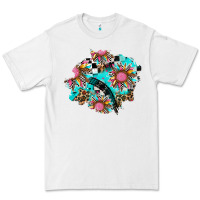 White race sunflower patches Premium Tee - AdoDesignShop