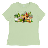 Matcha chicken coffee cups Ladies Tee - AdoDesignShop