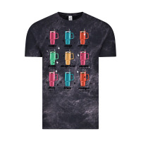 Cloud Black coffee thermos Vintage Tee - MaliasSmallBusiness
