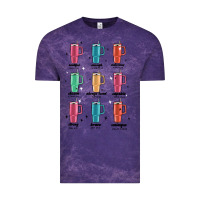 Cloud Purple coffee thermos Vintage Tee - MaliasSmallBusiness