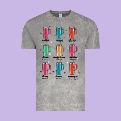 Coffee Thermos Vintage Tee Designed By Maliassmallbusiness