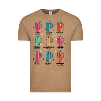 Vintage Coffee coffee thermos Vintage Tee - MaliasSmallBusiness