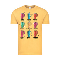 Vintage Mustard coffee thermos Vintage Tee - MaliasSmallBusiness