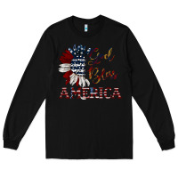 Black god bless america Long Sleeve Tee - JahusDesignShop