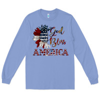 Colony Blue god bless america Long Sleeve Tee - JahusDesignShop