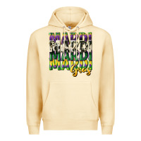 Pina Colada cowhide mardi gras Premium Hoodie - CowGirlArtShop
