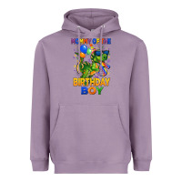 Lavender mommy of the 5 th birthday boy t rex Heavyweight Hoodie - CowGirlArtShop