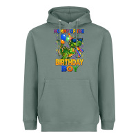 Sage mommy of the 5 th birthday boy t rex Heavyweight Hoodie - CowGirlArtShop