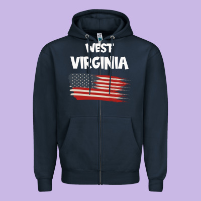 West Virginia Zipper Hoodie Designed By Bettercallsaul