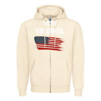 Sandshell WEST VIRGINIA Zipper Hoodie - Bettercallsaul