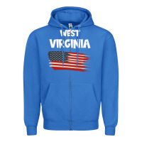 True Royal WEST VIRGINIA Zipper Hoodie - Bettercallsaul