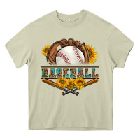Mossy western baseball with sunflower Heavy Core Tee - BundleAndBundleShop