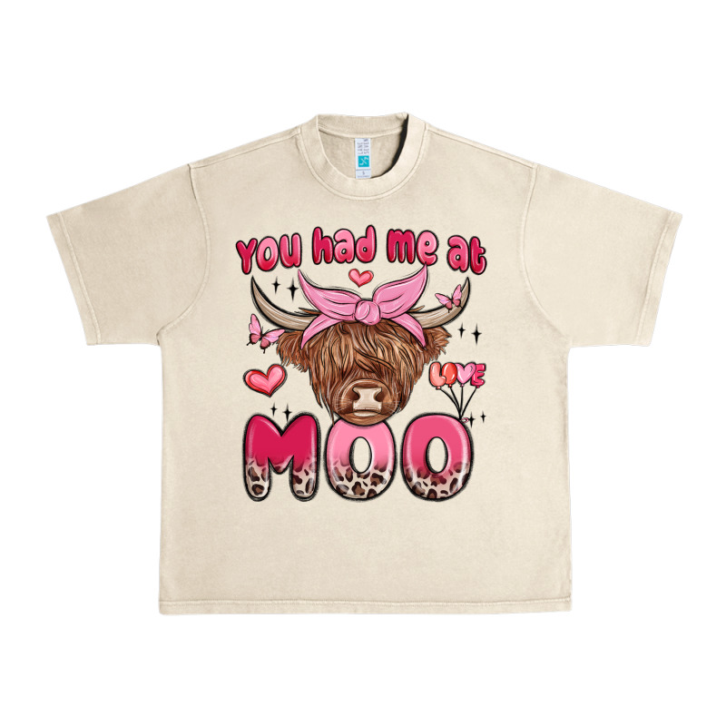 You Had Me At Moo Urban Heavy Tee by MaliasSmallBusiness | Teevron