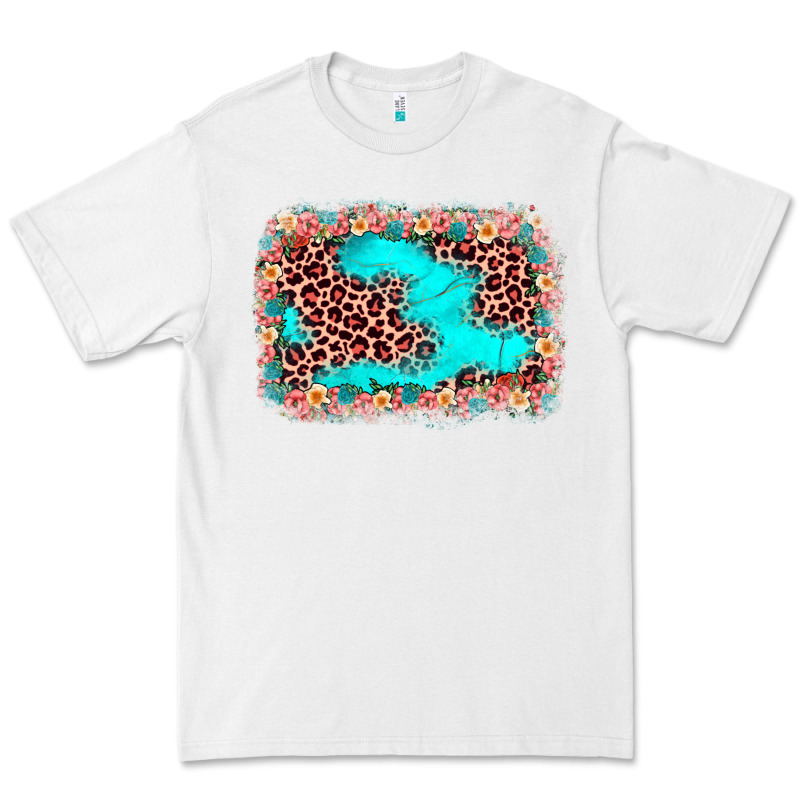 Easter Leopard Turquoise Background Premium Tee by JahusDesignShop | Teevron