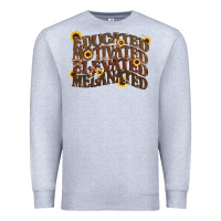 Heather Grey educated motivated elevated melanated juneteenth Premium Sweatshirt - CowGirlArtShop