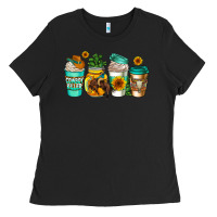 Black arizona coffee cups Ladies Tee - AdoDesignShop