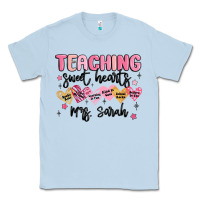 Dusty Blue teaching sweet hearts Classic Tee - MaliasSmallBusiness