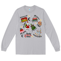 Moon Dust Merry Christmas Long Sleeve Tee - MaliasSmallBusiness