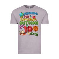 Vintage Zinc pushing my teacher buttons for 100 days Vintage Tee - MaliasSmallBusiness