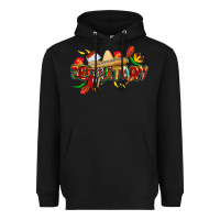 Black cinco de mayo secretary Heavyweight Hoodie - CowGirlArtShop