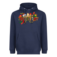 Navy cinco de mayo secretary Heavyweight Hoodie - CowGirlArtShop