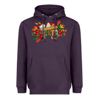 Plum cinco de mayo secretary Heavyweight Hoodie - CowGirlArtShop