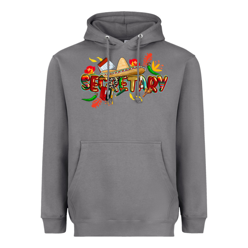 Cinco De Mayo Secretary Heavyweight Hoodie by CowGirlArtShop | Teevron