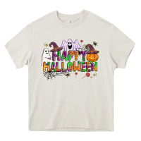 Cream happy halloween Heavy Core Tee - AdoDesignShop