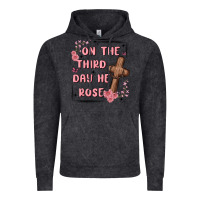 Vintage Black on the third day  he rose Vintage Hoodie - MaliasSmallBusiness