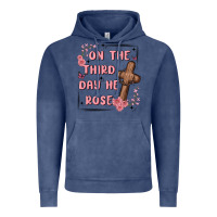 Vintage Denim on the third day  he rose Vintage Hoodie - MaliasSmallBusiness