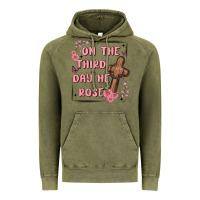 Vintage Olive on the third day  he rose Vintage Hoodie - MaliasSmallBusiness