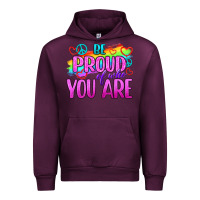 Mauve Wine Be Proud Of Who You Are Urban Hoodie - BundleAndBundleShop