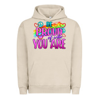 Pigment French Oak Be Proud Of Who You Are Urban Hoodie - BundleAndBundleShop