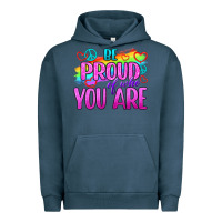 Pigment Midnight Navy Be Proud Of Who You Are Urban Hoodie - BundleAndBundleShop