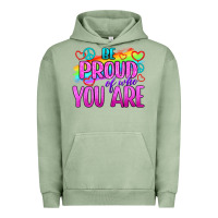 Pigment Oil Green Be Proud Of Who You Are Urban Hoodie - BundleAndBundleShop