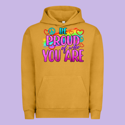 Be Proud Of Who You Are Urban Hoodie Designed By Bundleandbundleshop