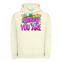 Pigment Pistachio Be Proud Of Who You Are Urban Hoodie - BundleAndBundleShop