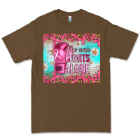 Cacao Breast cancer  no one fıghts alone tumbler Premium Tee - Artiststas