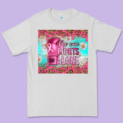 Breast Cancer  No One Fıghts Alone Tumbler Premium Tee Designed By Artiststas
